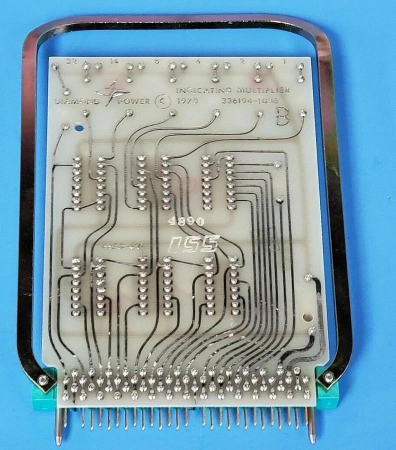 Used DIAMOND POWER 336194-1036 INDICATING MULTIPLIER BOARD REV. S 3361941036