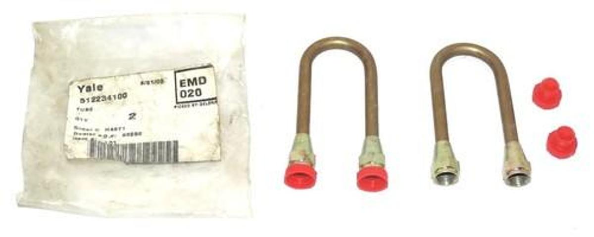 Used LOT OF 2 NEW YALE 512234100 1/4" TUBES