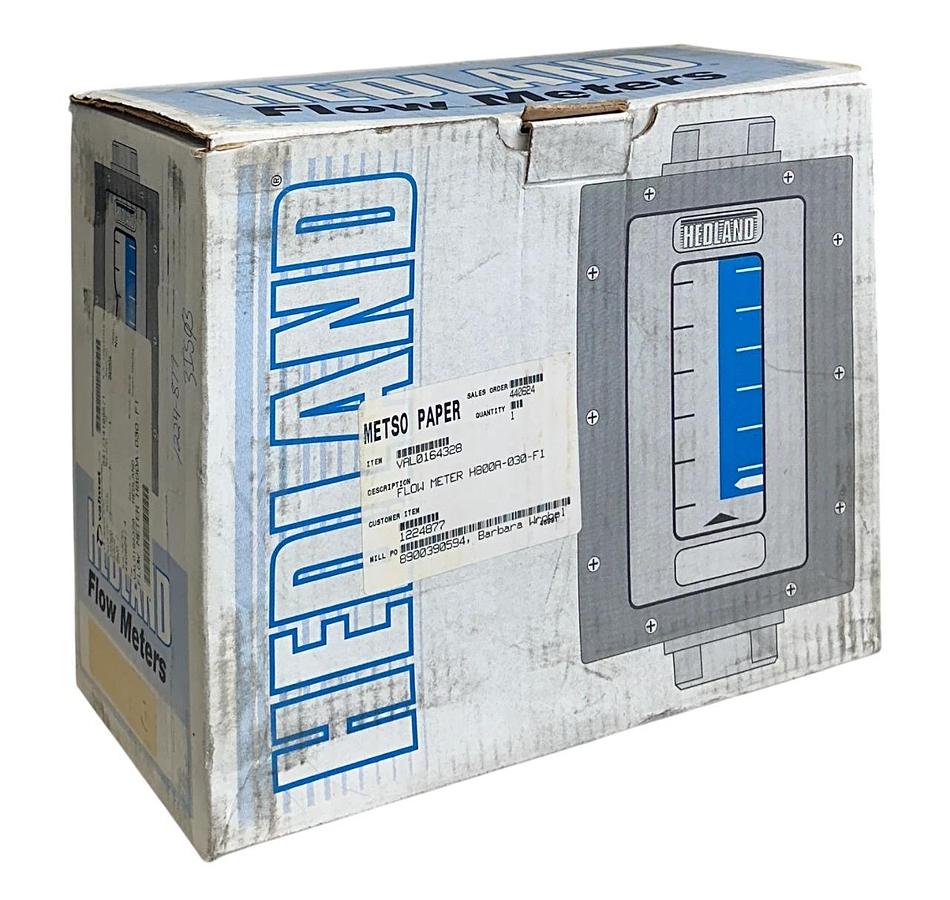 HEDLAND VALCO H800A-030-F1 / VAL0164328 FLOW-ALERT FLOW METER/SWITCH 241BAR NSMP