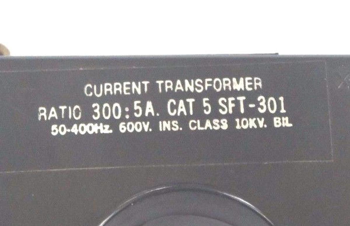 Used PROCESS MEASUREMENT COMPANY 5SFT301 TRANSFORMER 300:5
