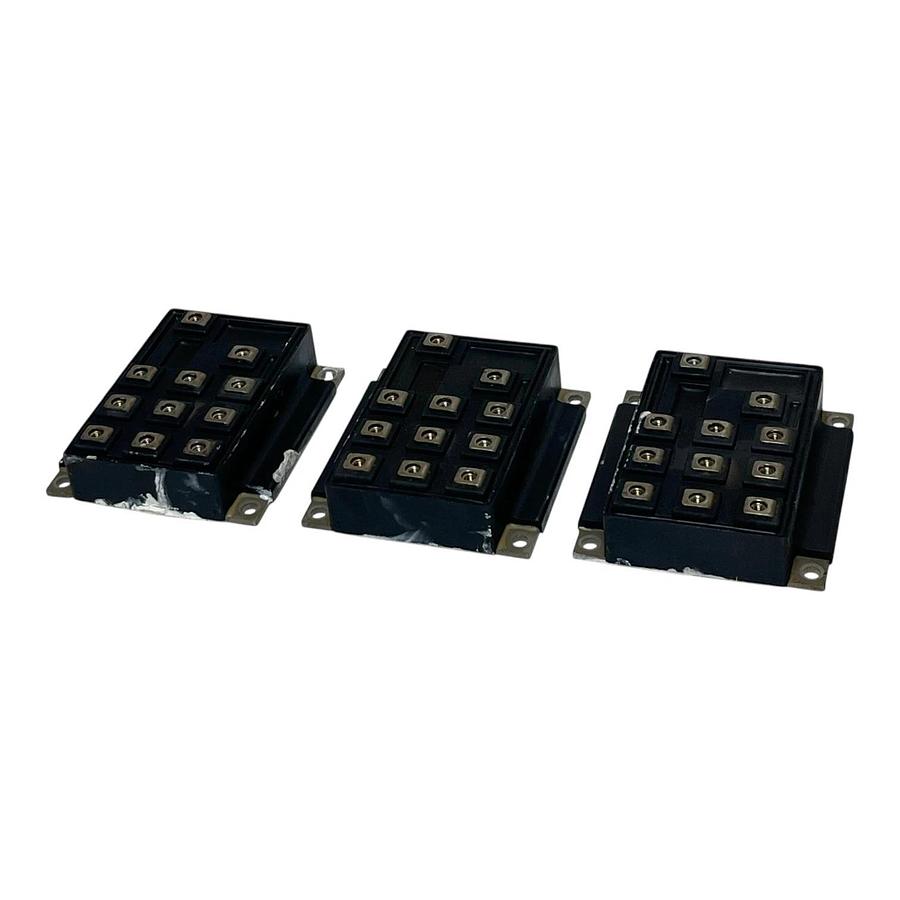 Used Lot of 3 - Fuji Electric 6MBI100FA-060 6-Pack IGBT Modules