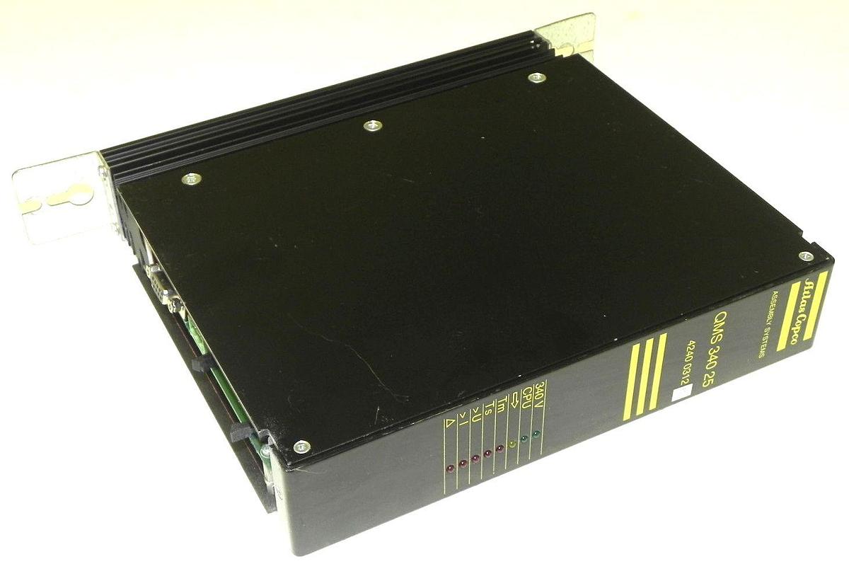 Used ATLAS COPCO 4240031280 SERVO CONTROLLER QMS34025, QMS 340 25 340VDC 25A