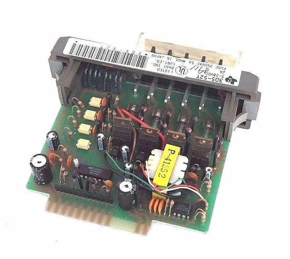 NIB TEXAS INSTRUMENTS 305-52T OUTPUT MODULE, 30552T, 5-28VDC, 2A FUSE, 250VAC,5A