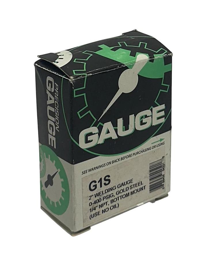 CPI CONTINENTAL PRECISION INSTRUMENTS G1S WELDING GAUGE 2'' 0-400PSIG 1/4'' NSMP