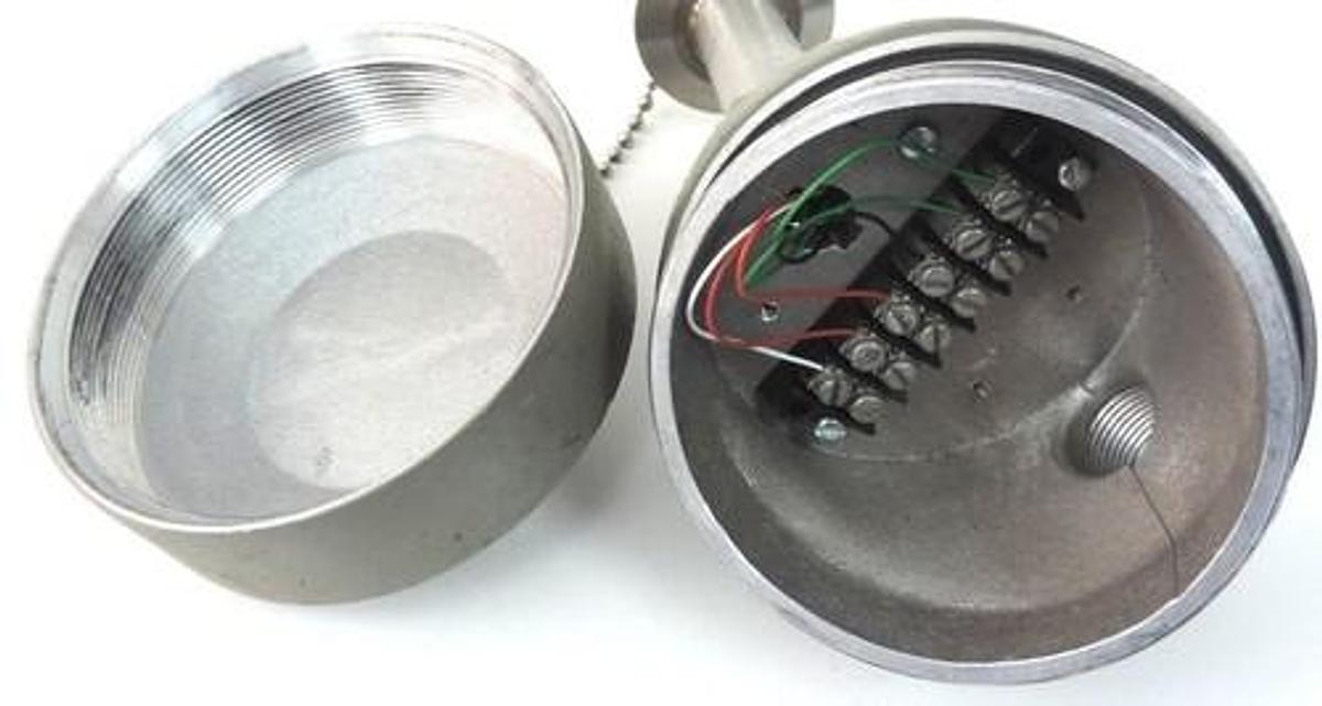 Used BURNS ENGR 385 TEMPERATURE SENSOR THERMOCOUPLE  6 1/2" PROBE