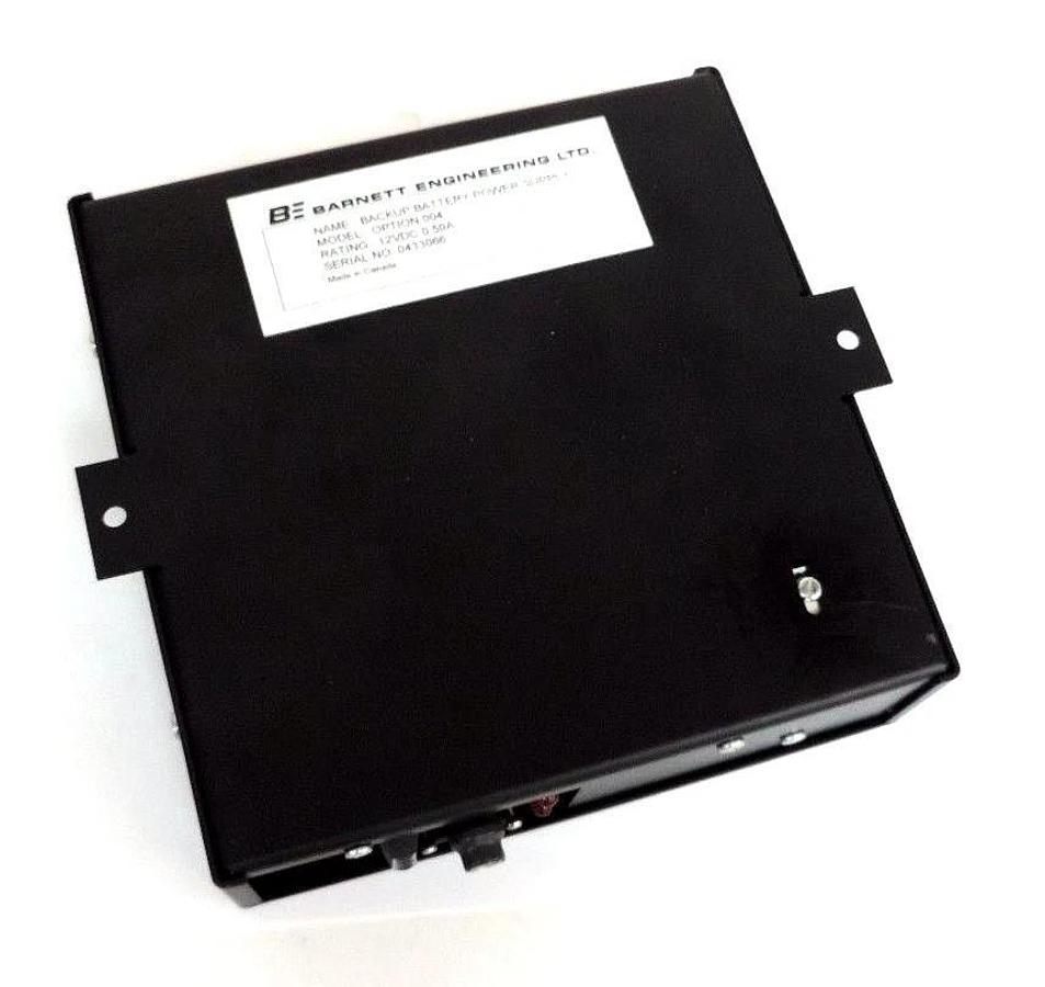 NEW BARNETT MODEL: OPTION 004 BACKUP BATTERY POWER SUPPLY 12VDC, 0.50A