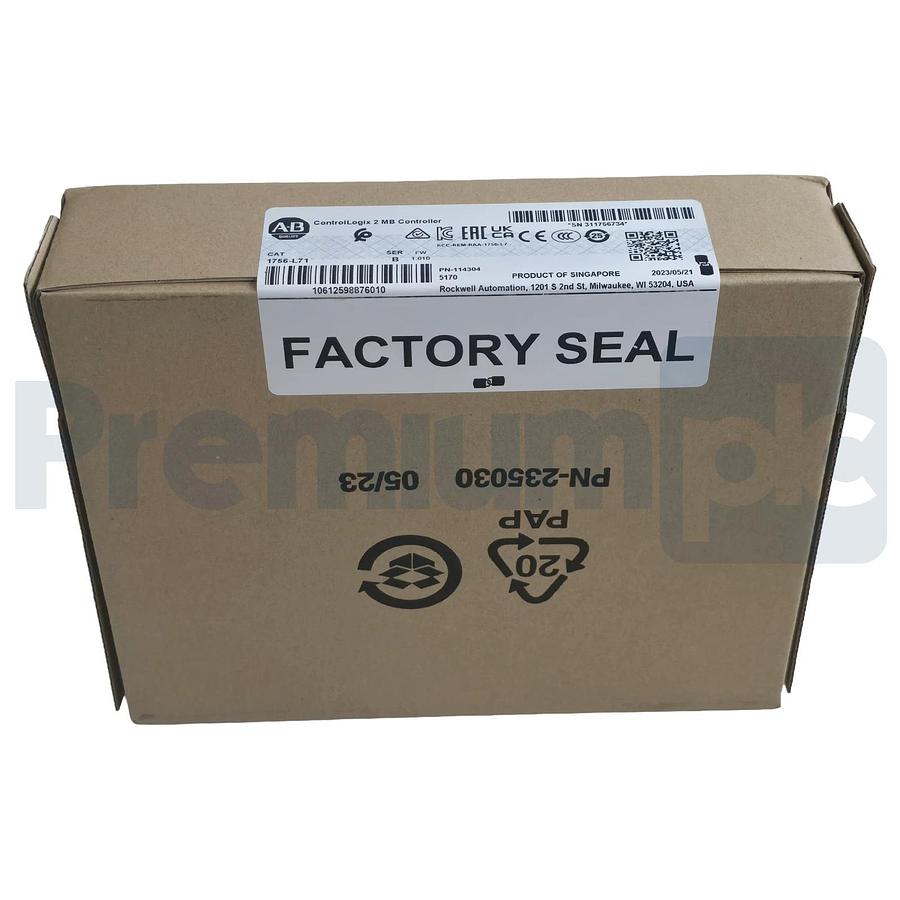 Used SEALED Allen-Bradley 1756-L71 /B ControlLogix 5571 2MB Controller MFD: 2023 NSFS