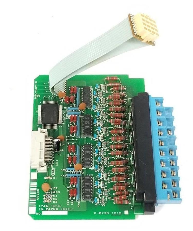 Used ALLEN BRADLEY C-8730-1212 INPUT BOARD 1746-IB16 16-24VDC IN C-8730-4212-2
