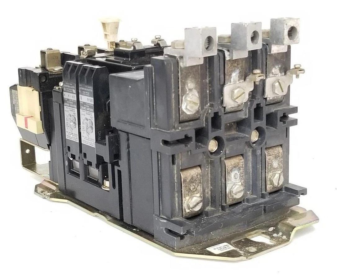 Used ALLEN BRADLEY 509-DOD STARTER SER A, SIZE 3, 90AMP, 600VAC, 509DOD W/ CD236 COIL