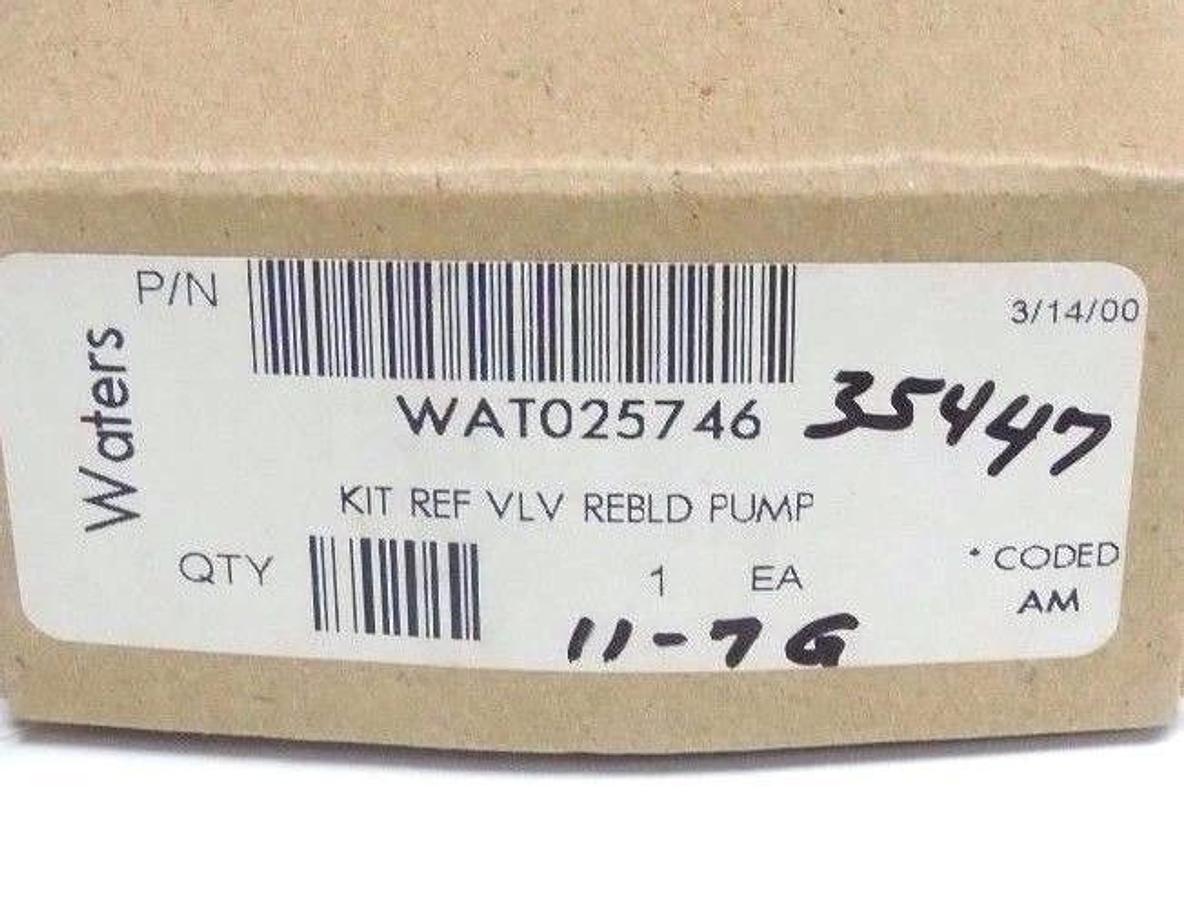 Used NEW SEALED WATERS WAT025746 KIT REF VLV REBLD PUMP