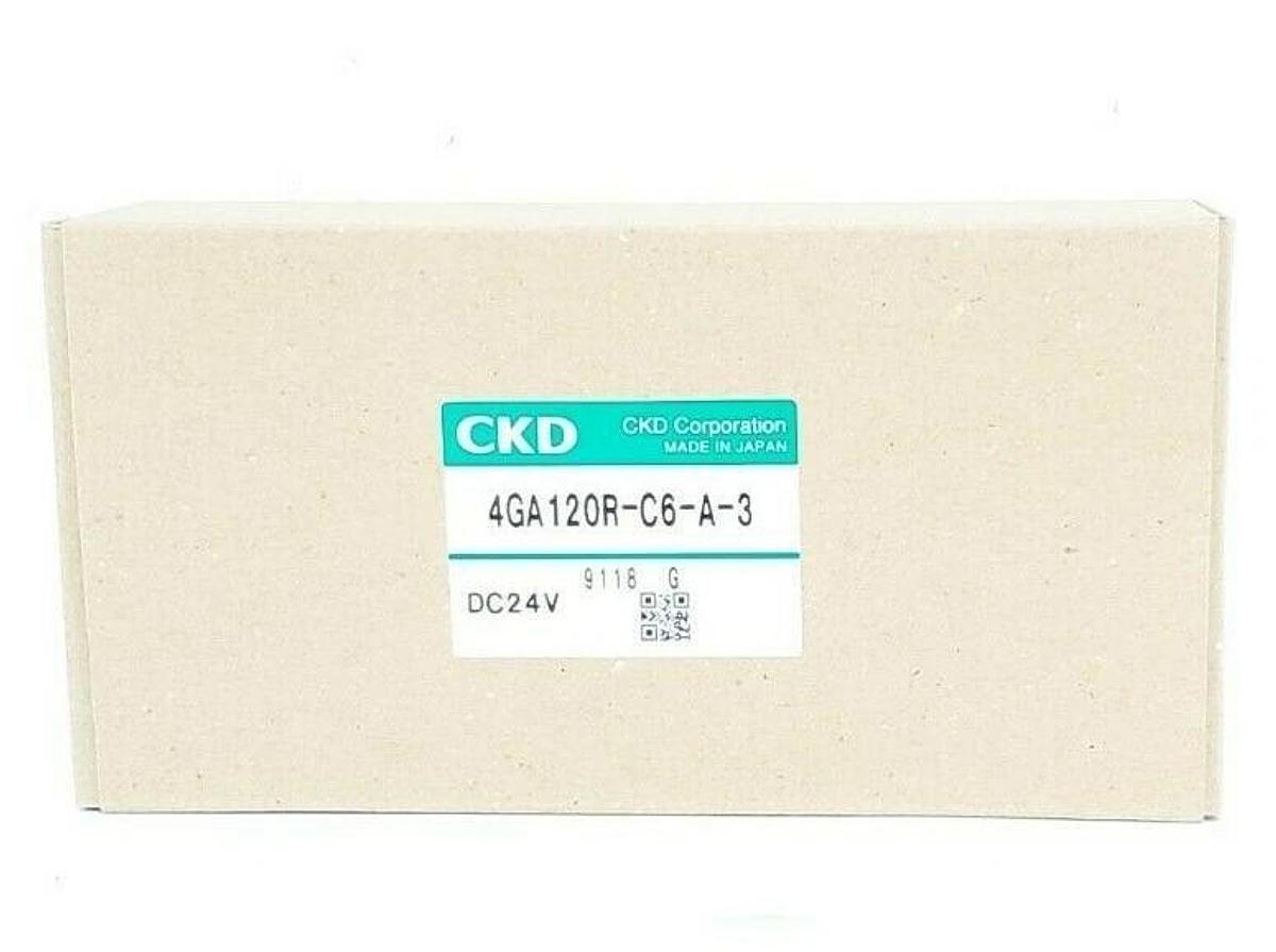 Used NIB CKD 4GA120R-C6-A-3 VALVE DC24V 4GA120RC6A3