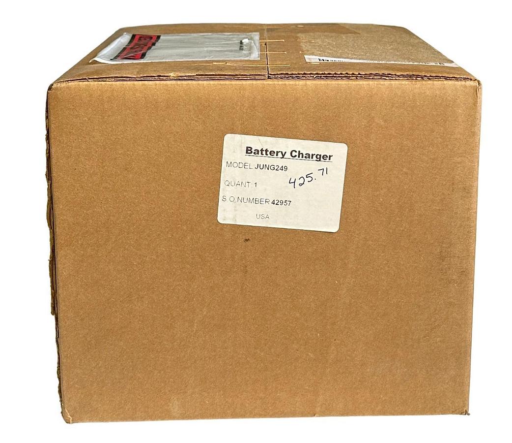Used NEW JUNGHEINRICH JUNG249 OEM BATTERY CHARGER FOR FORKLIFT 24VDC/9A 117VAC/3A