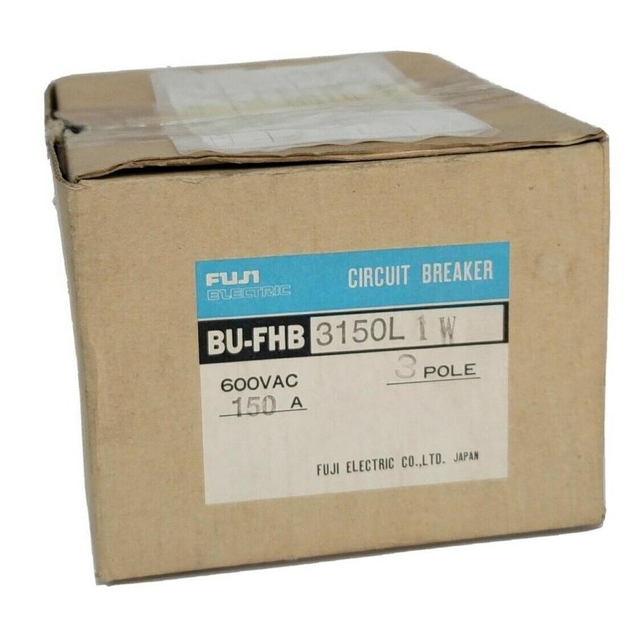 Used NIB FUJI ELECTRIC BU-FHB3150L 1W CIRCUIT BREAKER BU-FHB 600VAC 150A 3P