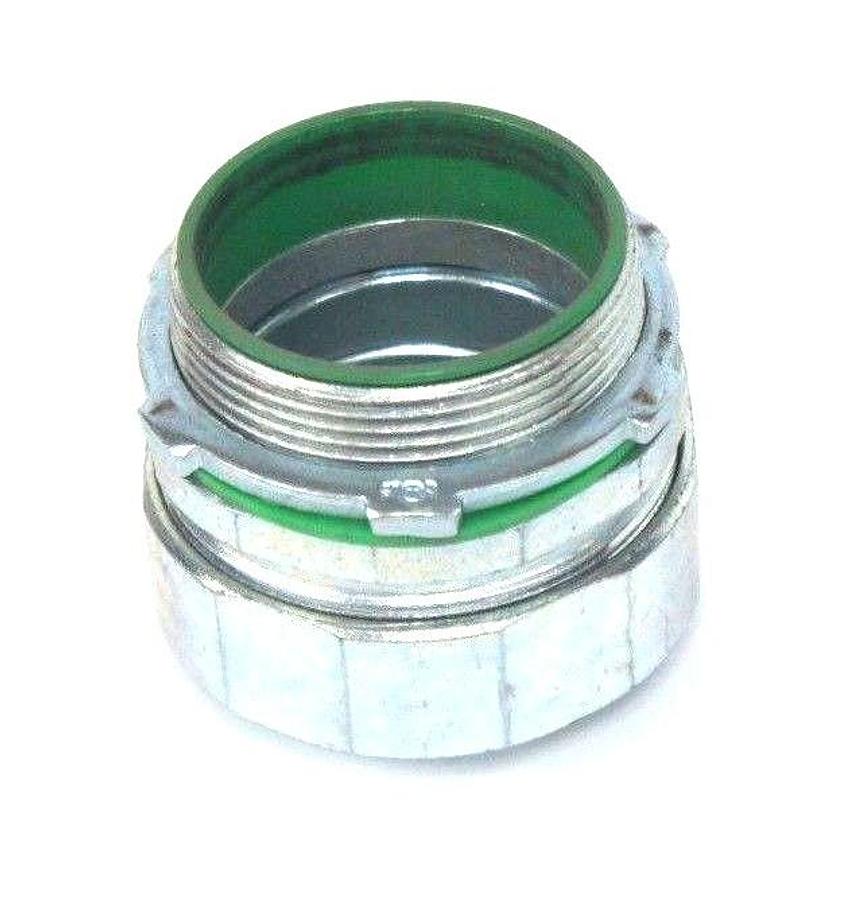 Used NIB BRIDGEPORT 435-SLTIUS LIQUID TIGHT CONNECTOR 2" 435SLTIUS