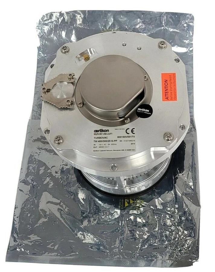 Used "FOR PARTS" OERLIKON LEYBOLD TW 400/300/25 S-PP VACUUM TURBOVAC 800160V0017V