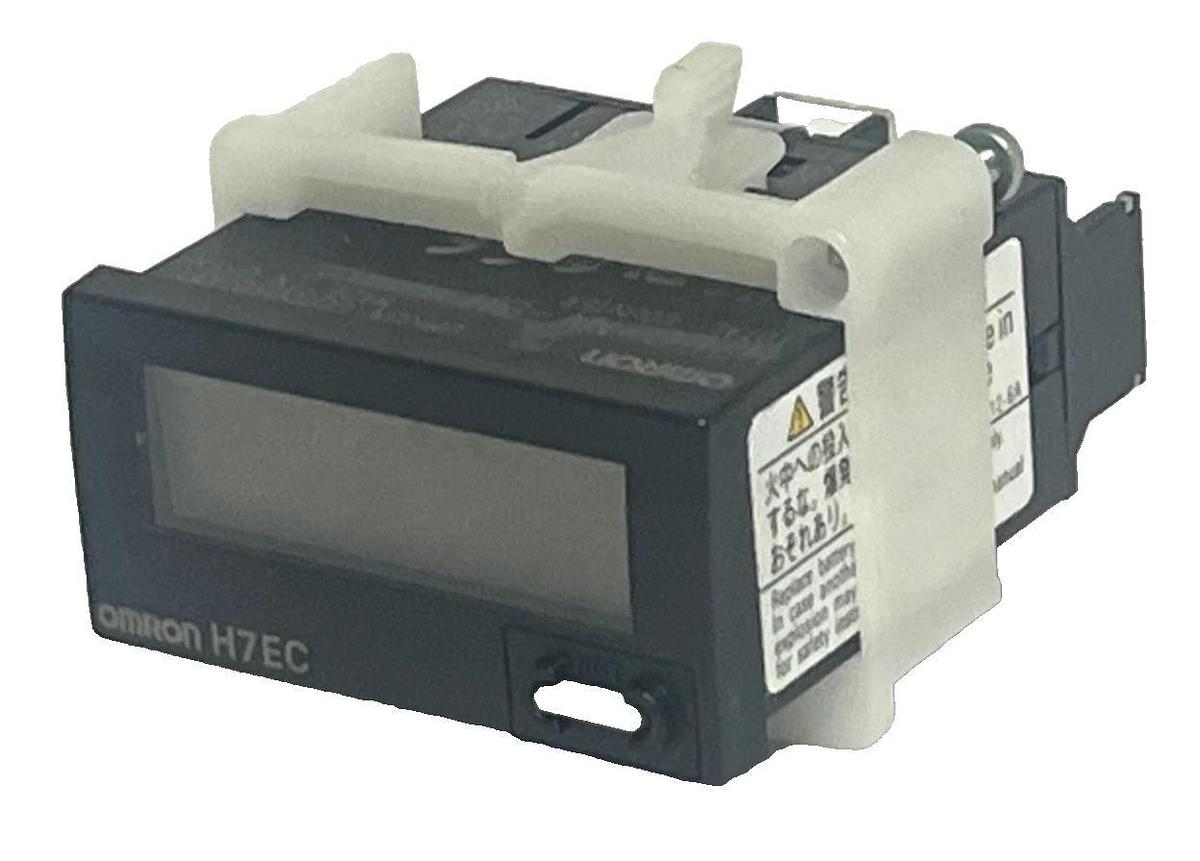 OMRON H7EC-NV-BH Digital Counter LCD Panel Mount 8-Digit Totalizer H7ECNVBH