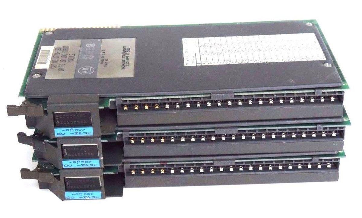 Used LOT OF 3 ALLEN BRADLEY 1771-IBD INPUT MODULES 1771IBD