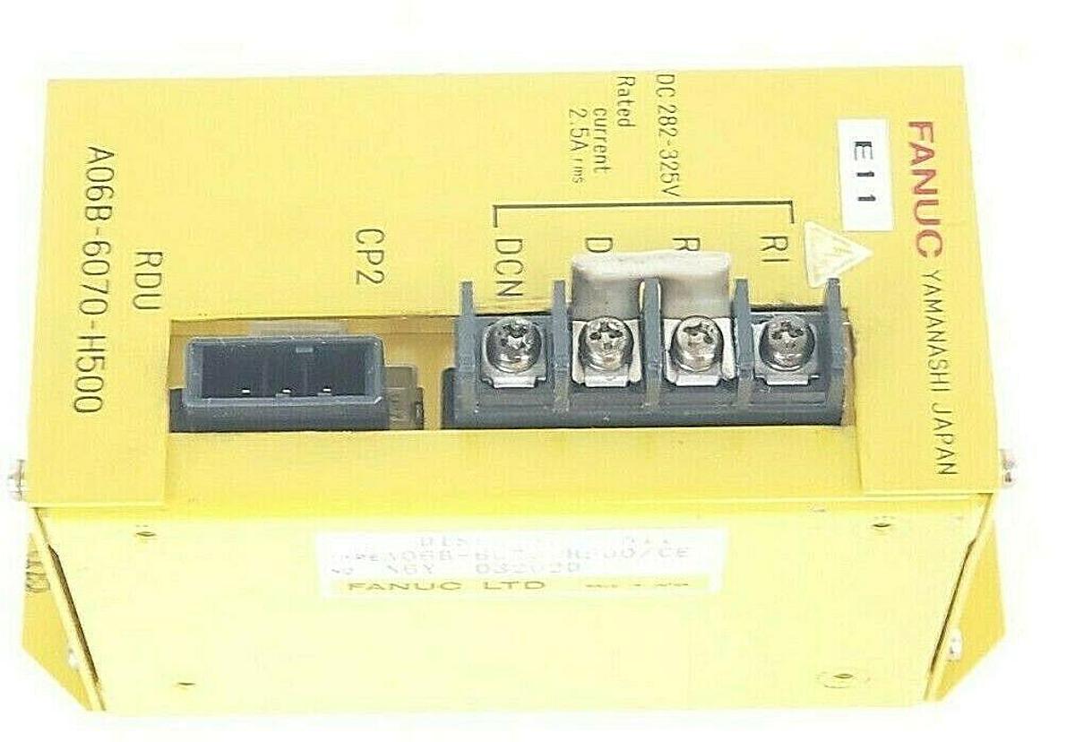 Used FANUC A06B-6070-H500 SERVO DISCHARGE UNIT MODULE A06B6070H500