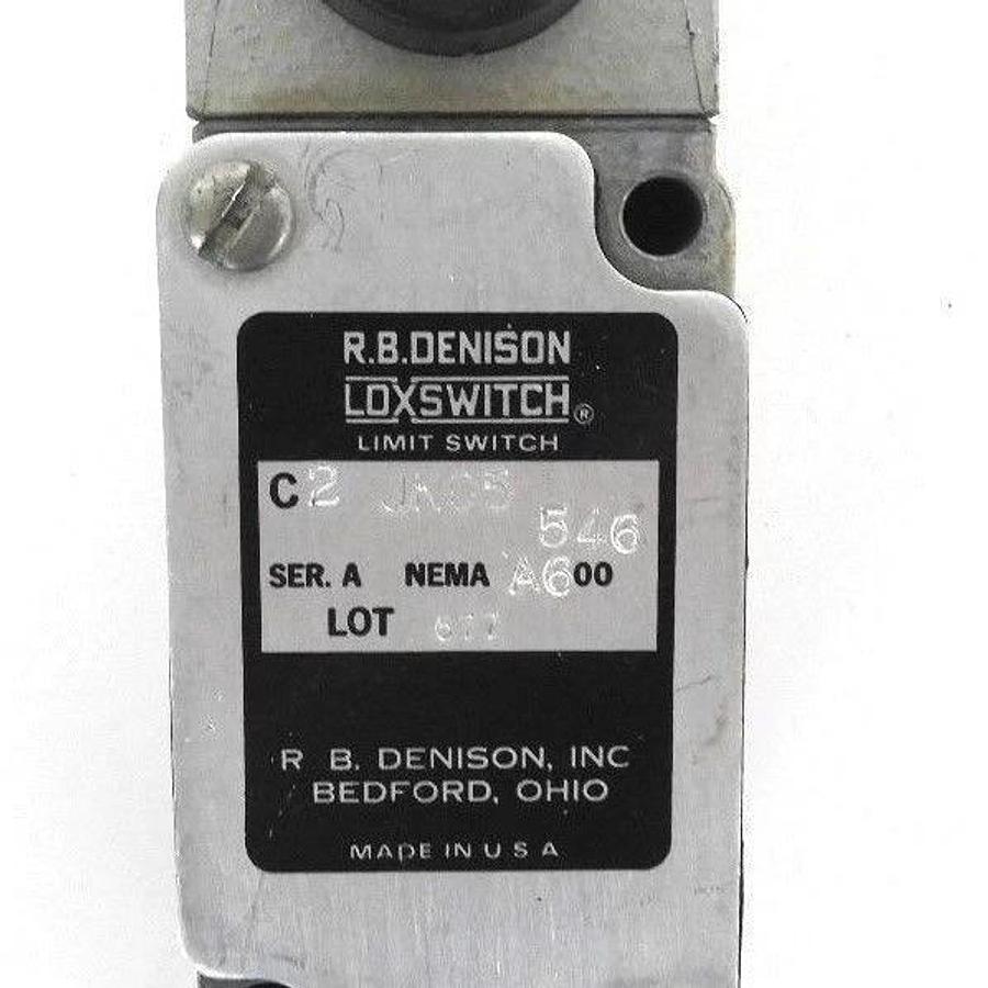 Used R.B. DENISON C2-JK05 LIMIT SWITCH C2JK05 LOT 677, SER. A, NEMA A6