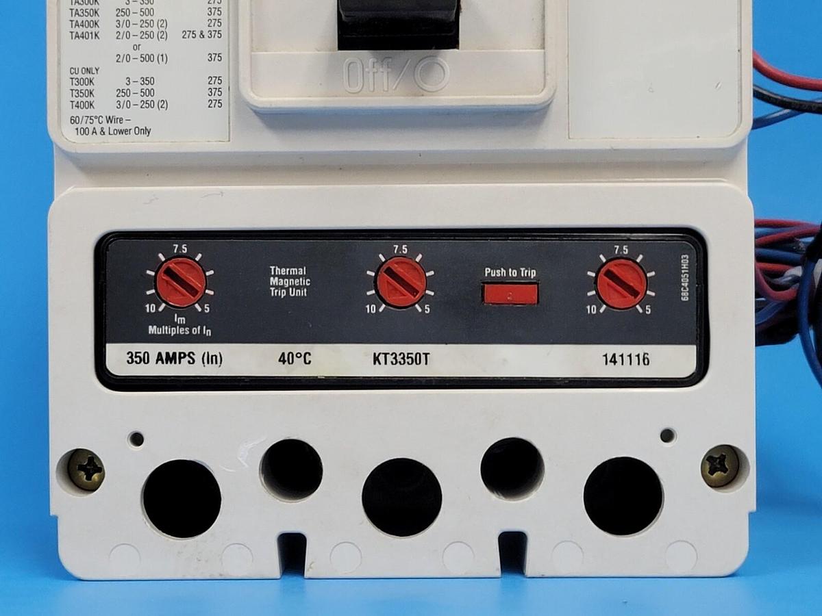 Used EATON CUTLER HAMMER HKD3400F CIRCUIT BREAKER STYLE 1492D82G03, N05NFXRS3A