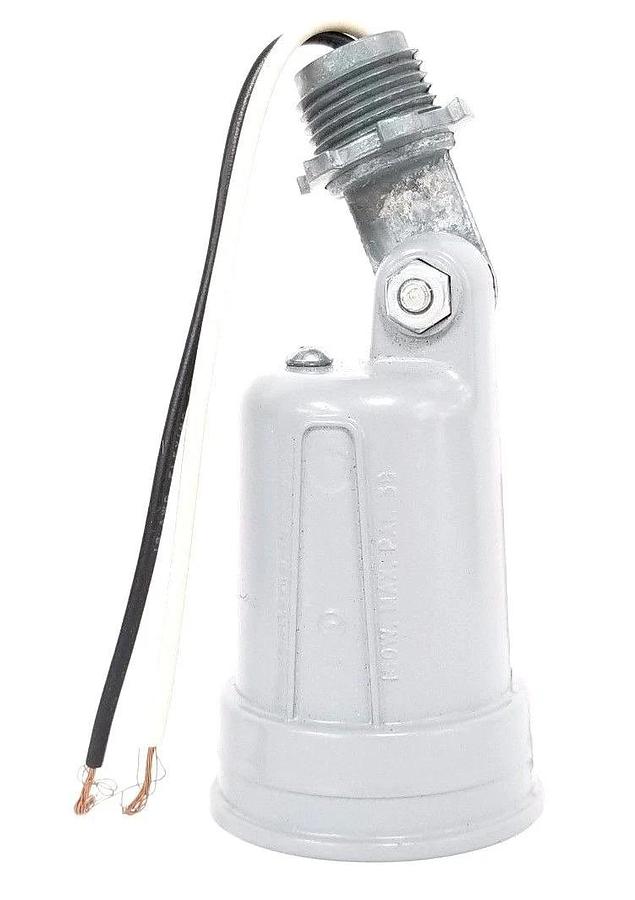 NEW PASS & SEYMOUR LEGRAND PAR1 OUTDOOR LAMPHOLDER GRAY