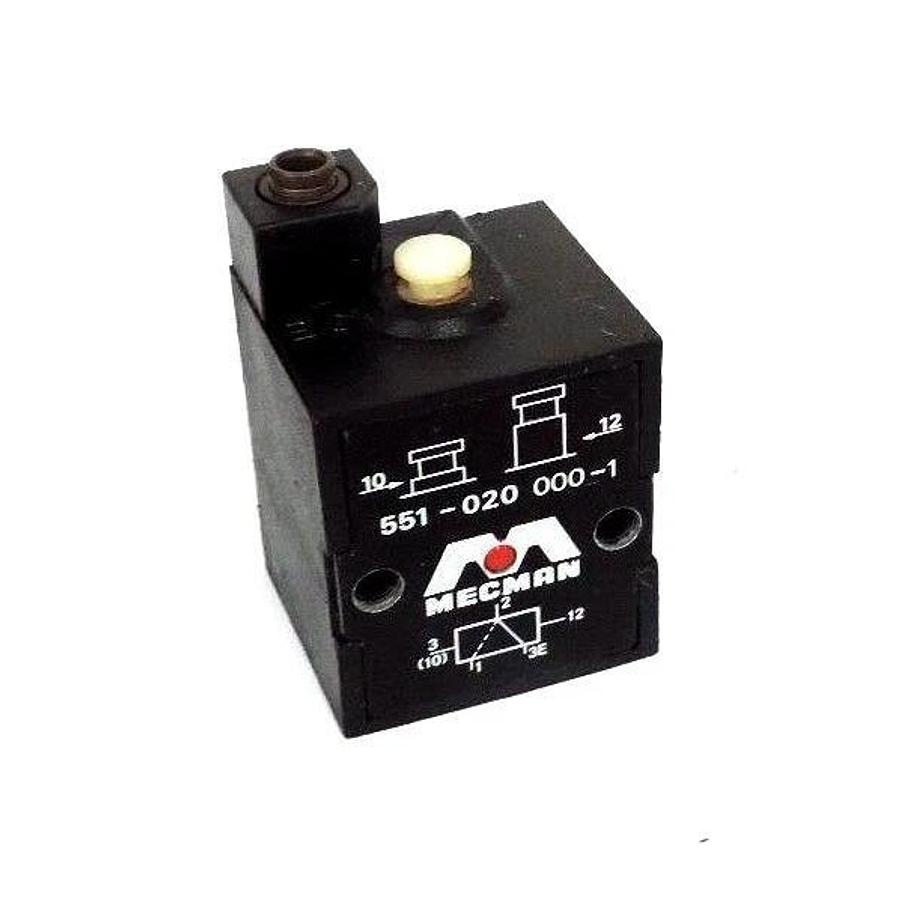 Used MECMAN 551-020 000-1 PNEUMATIC VALVE 5510200001
