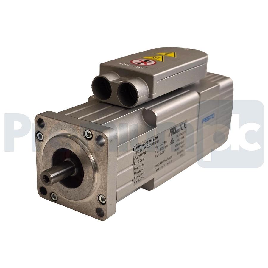 Festo EMMS-AS-55-M-LS-TM | 550111 Servo Motor | 360VDC 0.67Nm EnDat Encoder NUPI