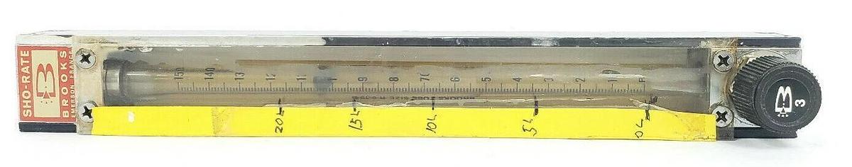 Used EMERSON BROOKS FLOW METER R-150 SIZE R-6-15-B
