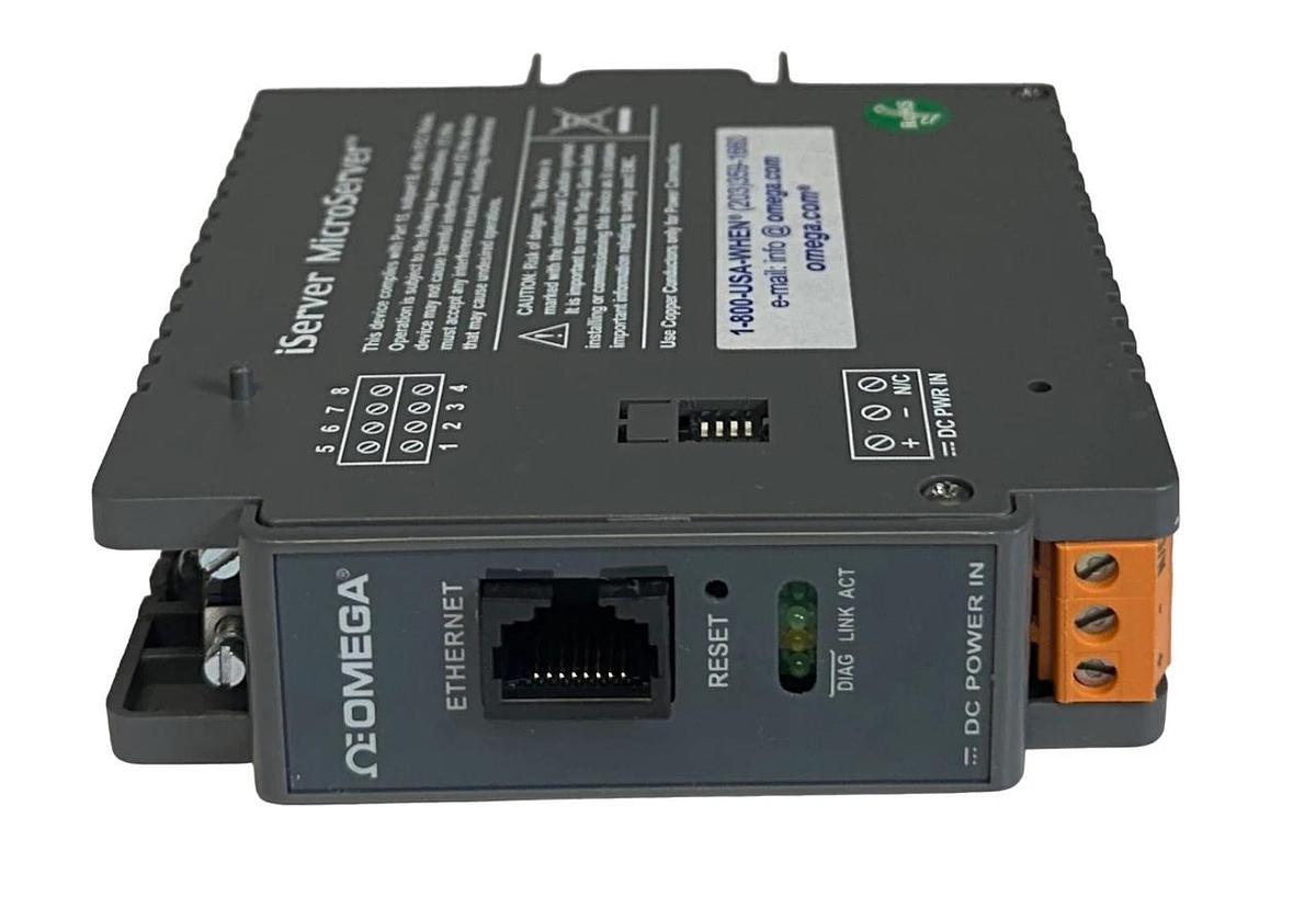 OMEGA ENGINEERING iTCX-D / iTCXD iSERVER MICROSERVER EtherNet THERMO INPUT NSMP