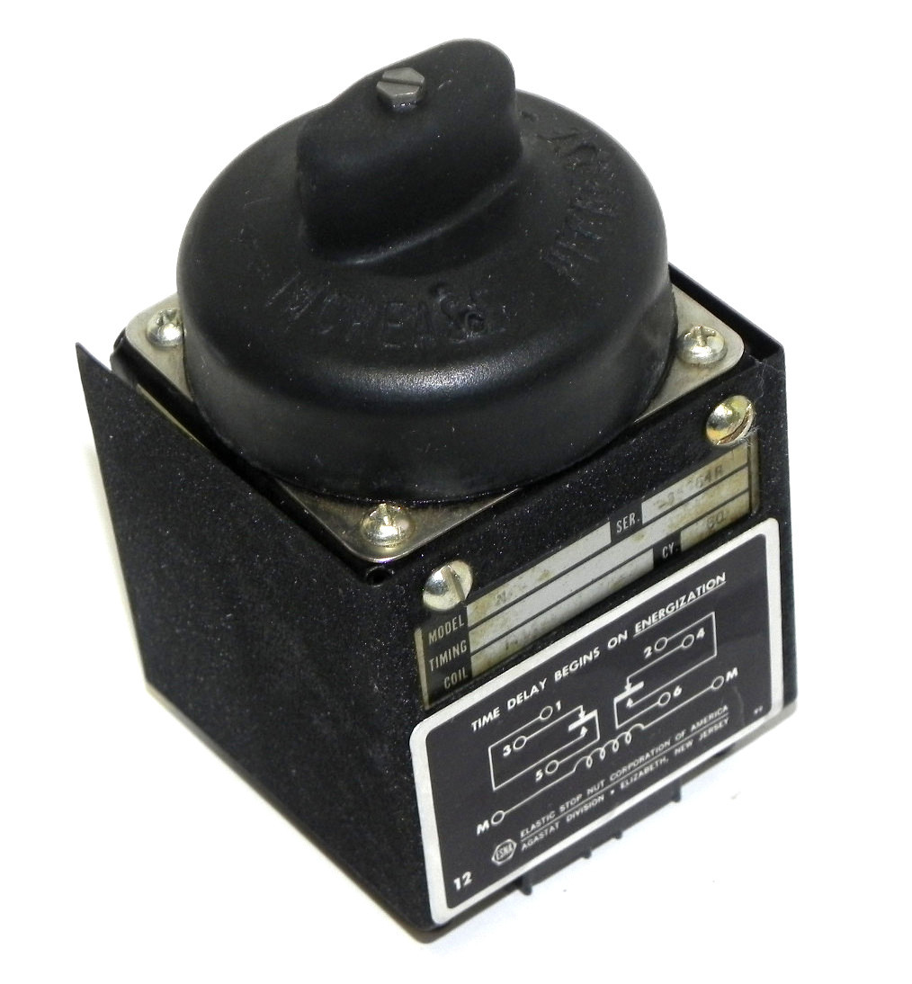 Used AGASTAT NE-12 TIME DELAY RELAY NE12, COIL 110V CY. 60