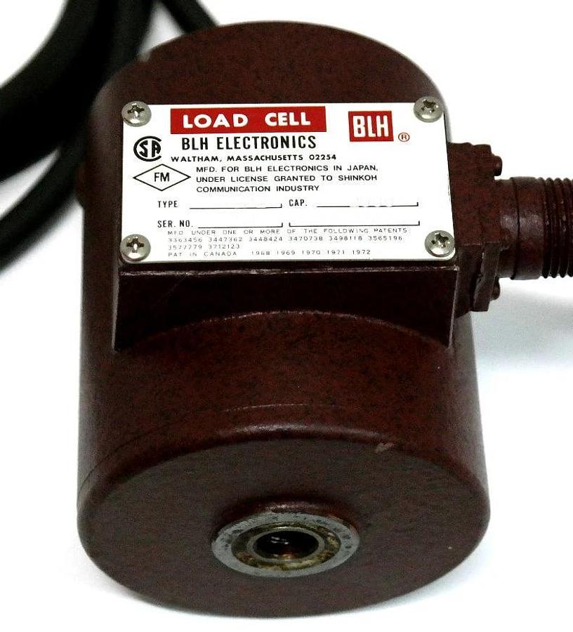 Used BLH ELECTRONICS T3P1 LOAD CELL CAP. 2000LBS.