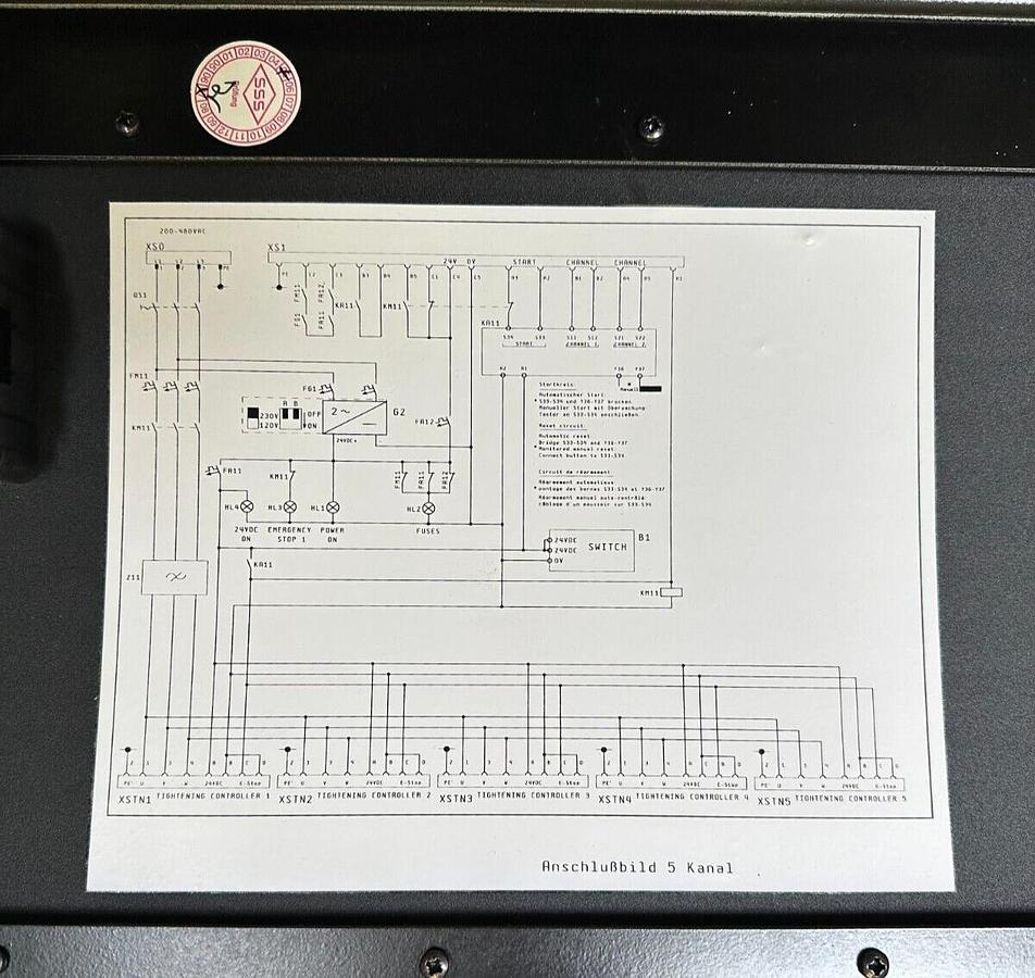 Used ATLAS COPCO 4240 0701 00 / 4240070100 power MACS ASSEMBLY SYSTEM 200-480VAC 20A