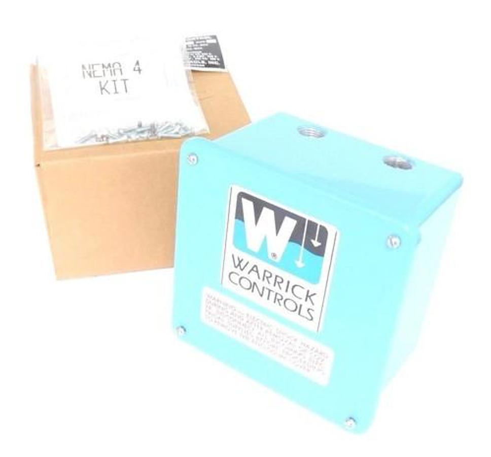 Used NIB WARRICK CONTROLS NEMA 4 ENCLOSURE W/ HARDWARE KIT