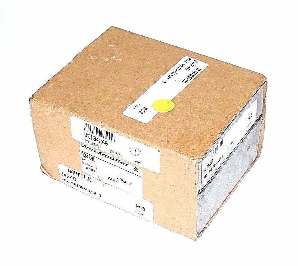 NIB WEIDMULLER 034240 JUNCTION BOX 3 ALUMINUM K5 170X130X90MM