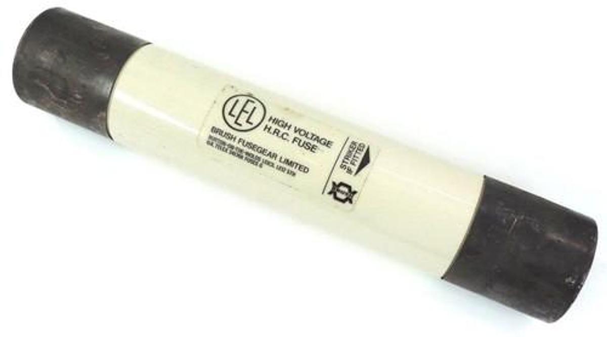 Used BRUSH FUSEGEAR LIMITED 5.5VFNHA4R HIGH VOLTAGE H.R.C FUSE 5.5 KV 100A