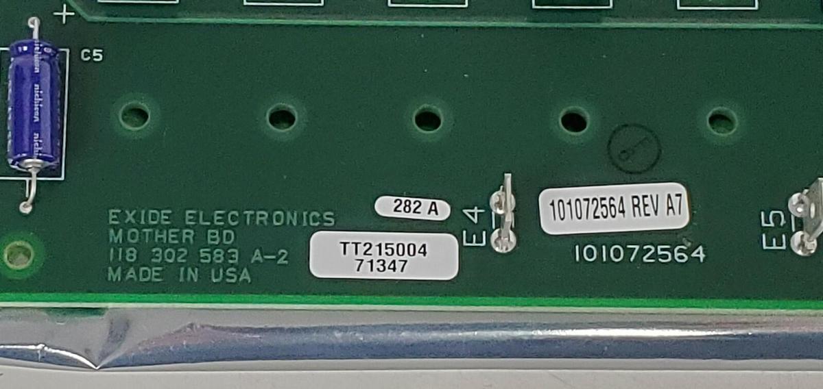 Used NEW EATON CORPORATION EXIDE 118-302-583-A-2 MOTHER BOARD 118302583 A-2