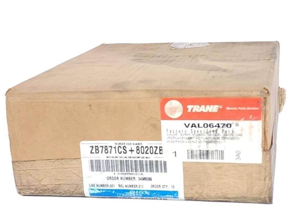 Used NEW JOHNSON CONTROLS ZB7871CS-8020ZB / ZB7871CS8020ZB ASSEMBLED VALVE ACTUATOR
