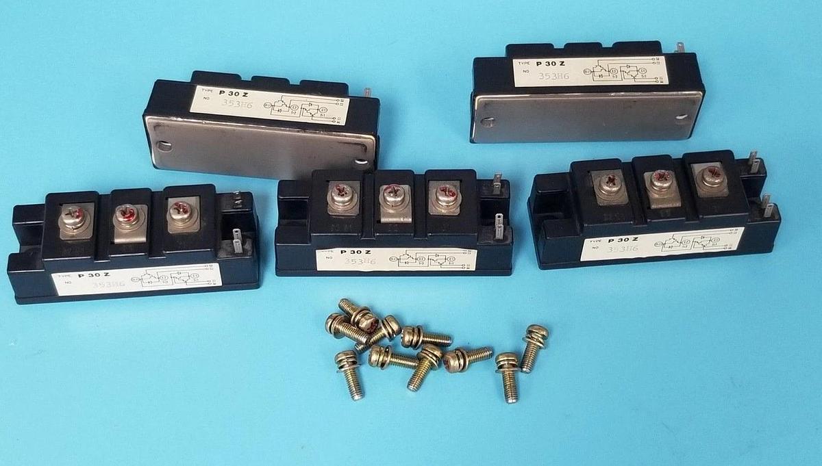 Used LOT OF 5 TOSHIBA P 30 Z 353H6 POWER MODULES P30Z-353H6 , P30Z