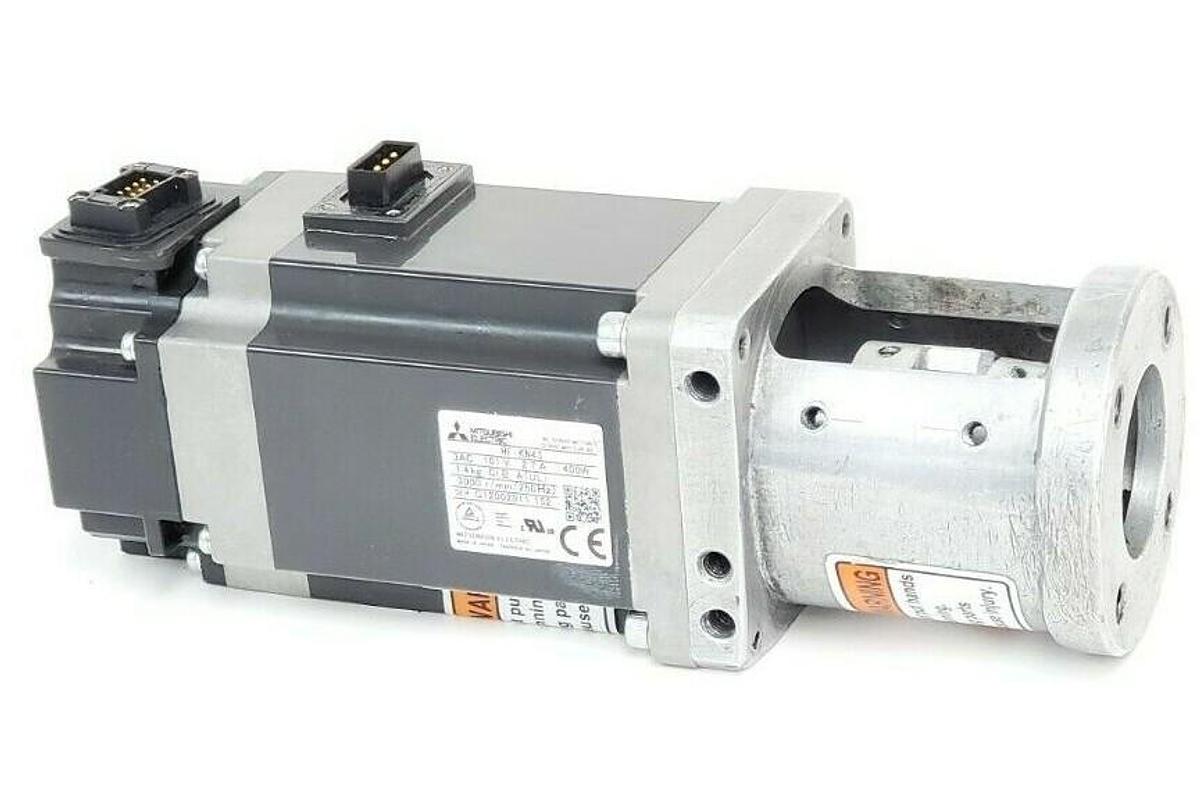 Used MITSUBISHI ELECTRIC HF-KN43 SERVO MOTOR 400W 3AC 101V 2.7A HFKN43