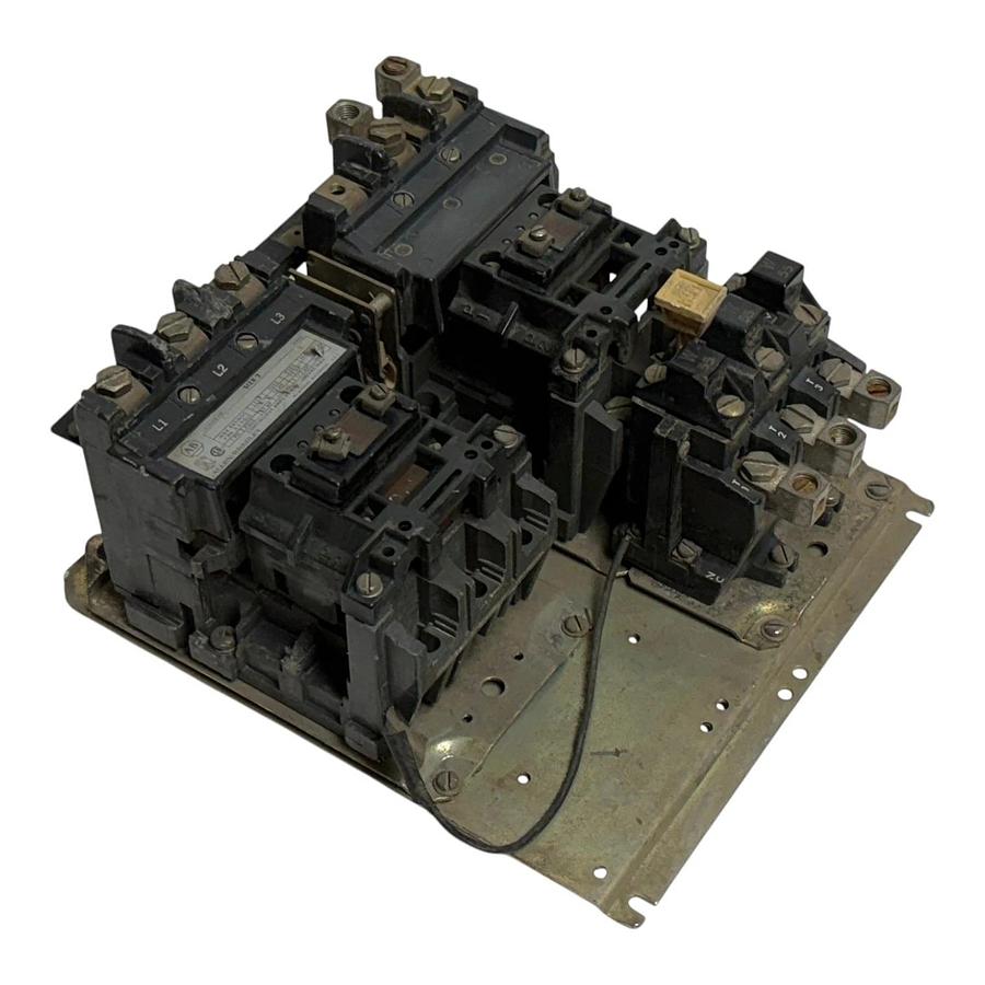 Used Allen-Bradley 505-C0D NEMA Size 2 Reversing Starter 45A 120V Coils