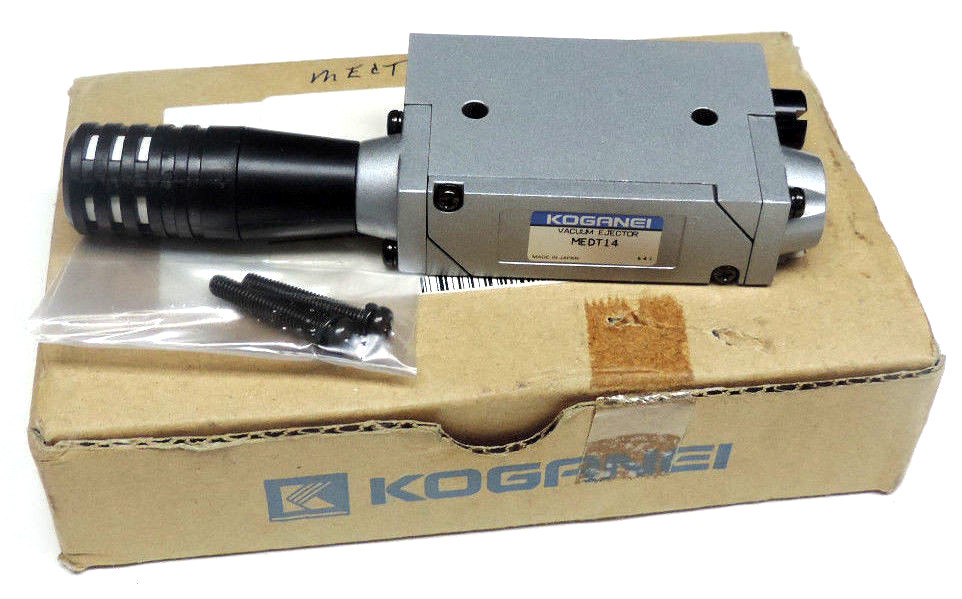 Used NIB KOGANEI MEDT14 VACUUM EJECTOR