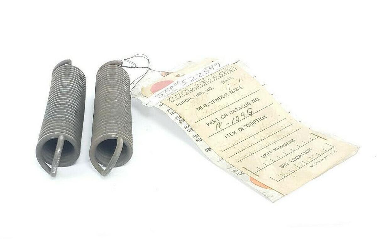 Used LOT OF 2 WHITING R-109G LIMIT SWITCH HOIST SPRINGS R109G