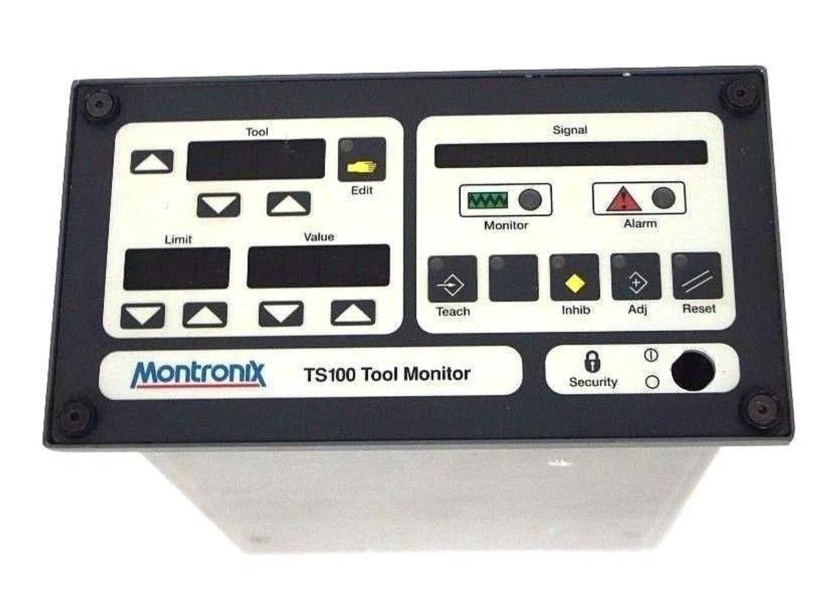 Used MONTRONIX TS100 TOOL MONITOR 120/230V, 50/60HZ, 33W
