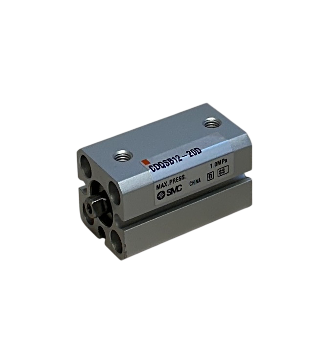 Used SMC CDQSB12-20D / CDQSB1220D Compact Pneumatic Cylinder / Double-Acting NSNP