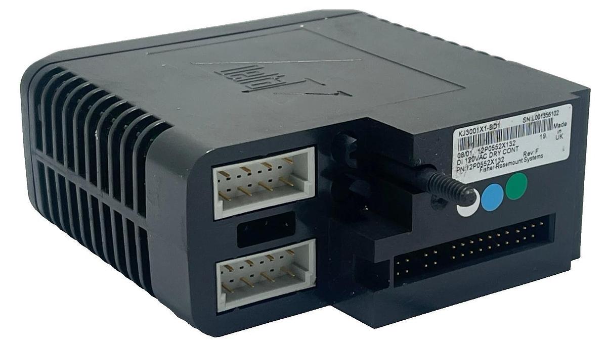 Used Emerson DeltaV KJ3001X1-BD1 Terminal Block  I/O Vertical 12 Position Rev F