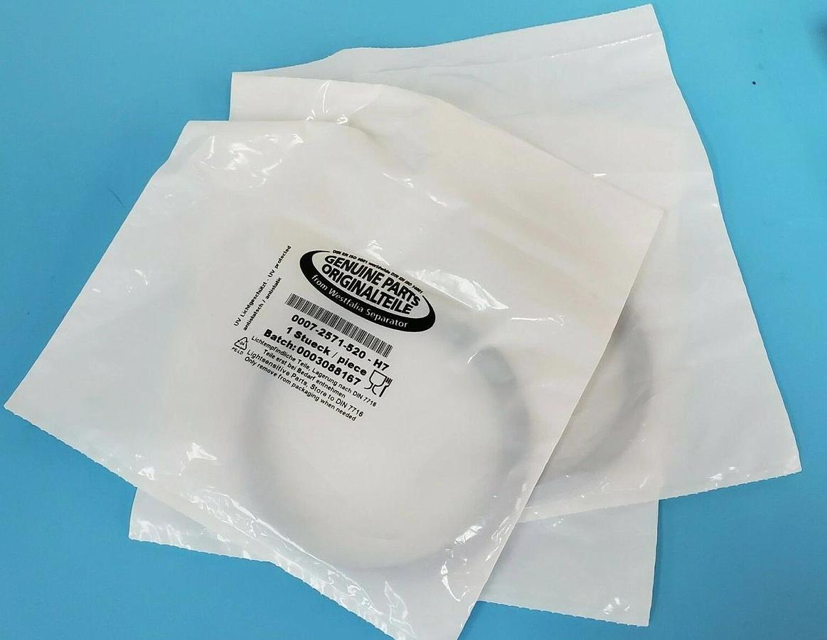 Used LOT OF 3 NEW GEA WESTFALIA SEPARATOR 0007-2571-520-H7 O-RINGS