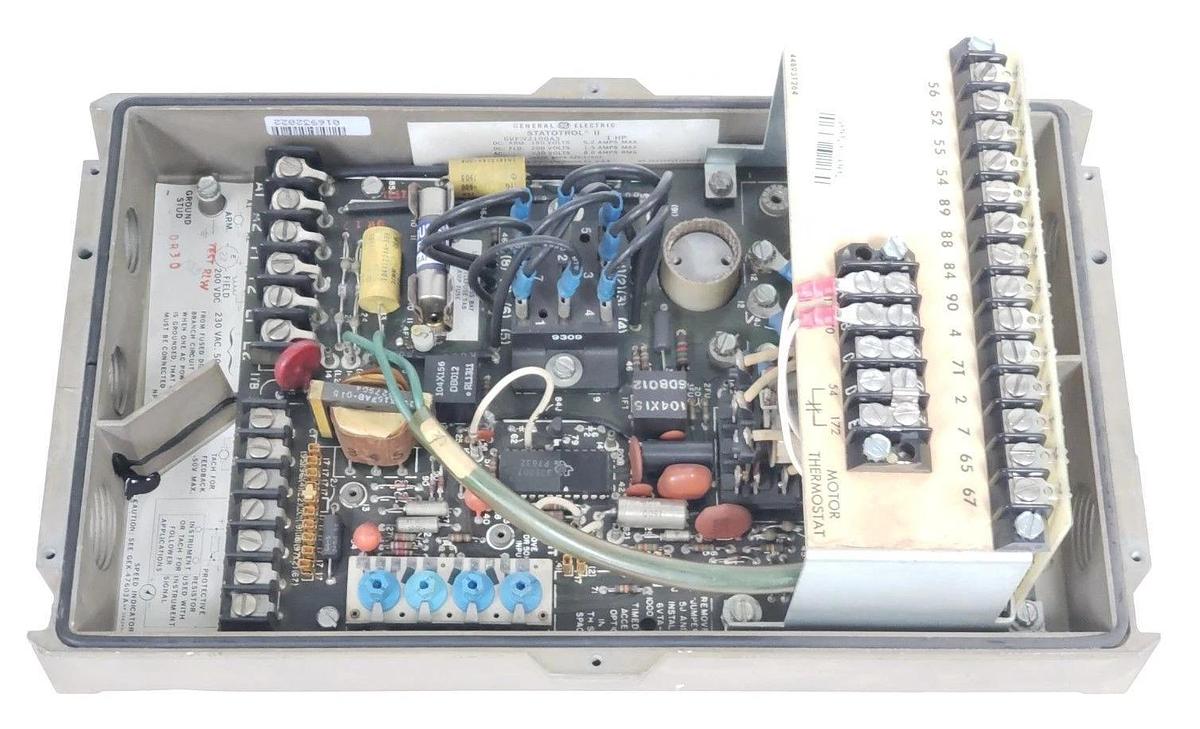 Refurbished REPAIRED GE 6VFW2100A3 STATOTROL II DRIVE 6VFWC2100A3 193X643ABG-222 1HP