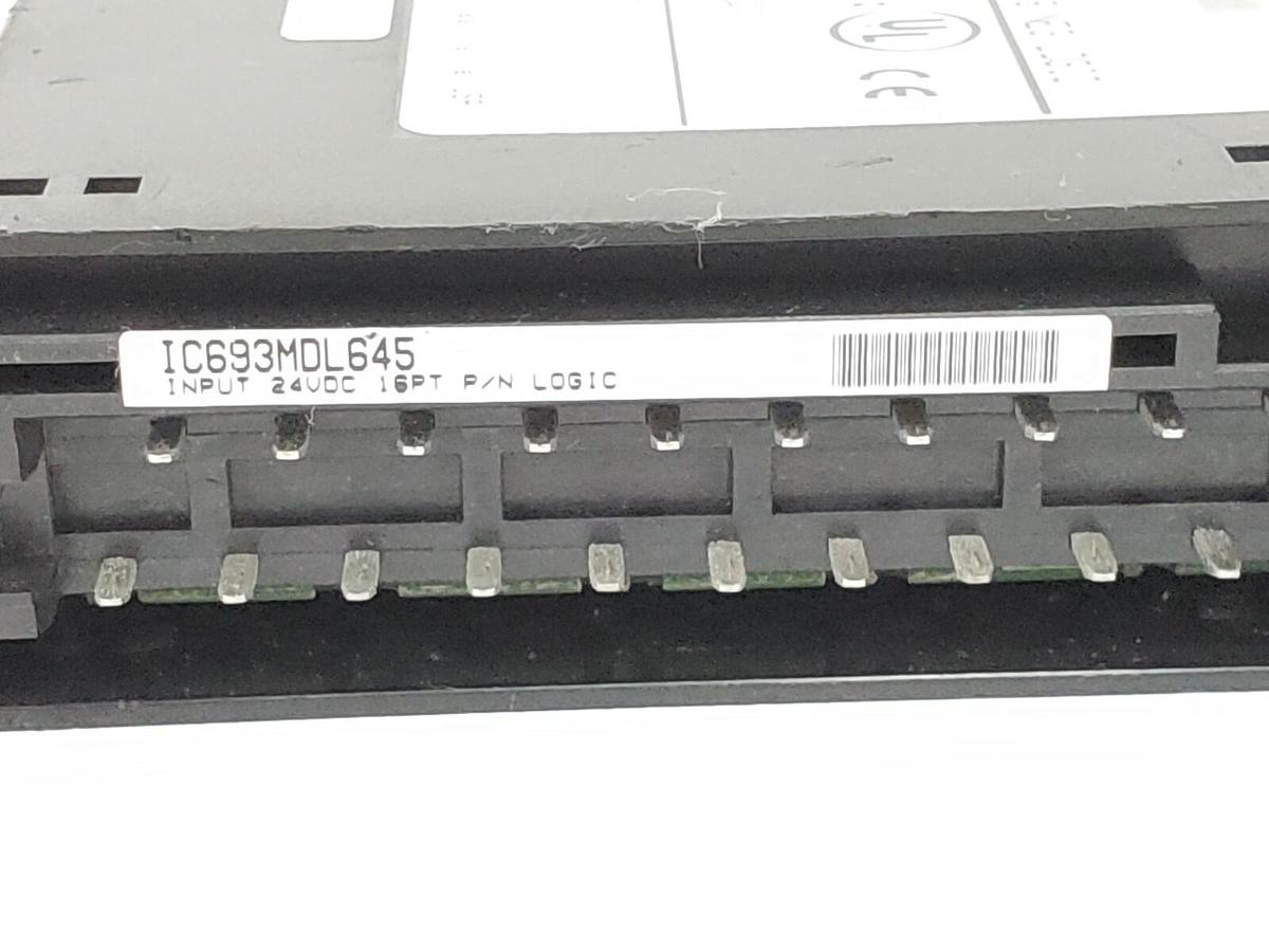 Used GE FANUC IC693MDL645D INPUT MODULE 24VDC 16PT POS/NEG LOGIC W/OUT WIRING ARM