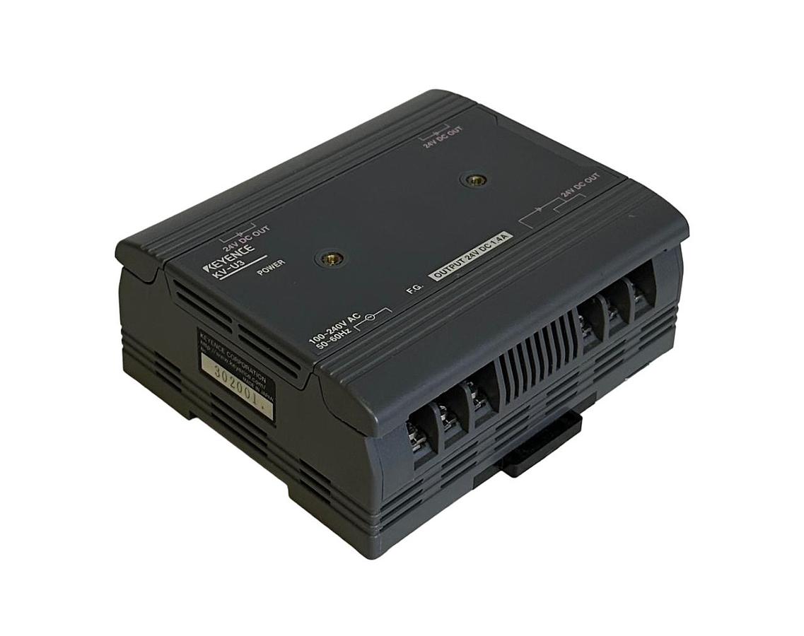 Used NEW KEYENCE KV-U3 / KVU3 POWER SUPPLY UNIT 100-240Vac 50-60Hz NNB