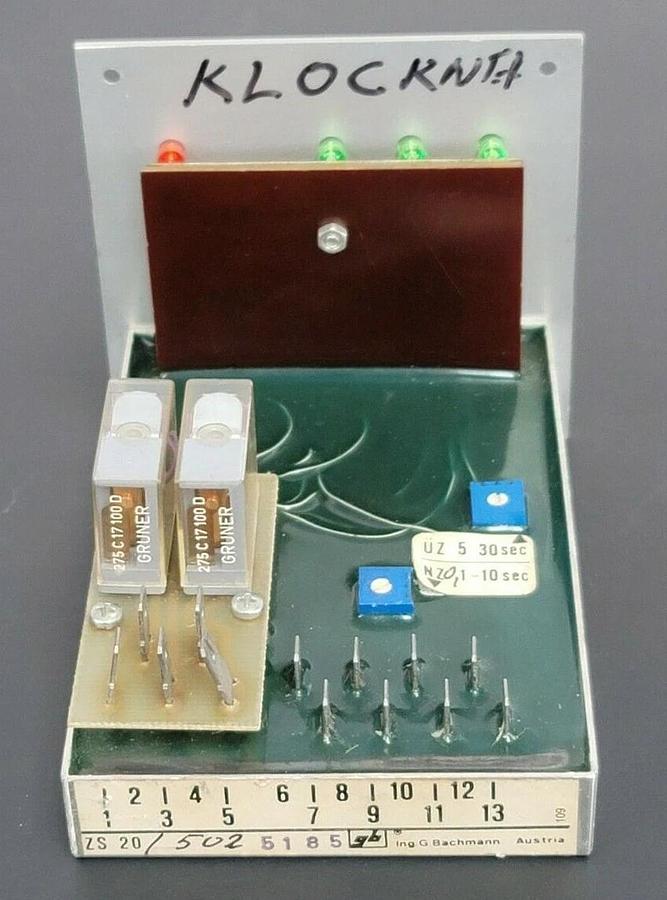 Used G. BACHMANN ZENTRALSCHMIERSTEUERUNG ZS 20